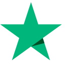 Grøn stjerne logo på hvid baggrund